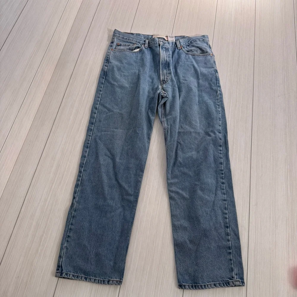 Levi's 550 Relaxed Fit Jeans Mens W38 L32 Light Wash Classic Denim Pants Vintage